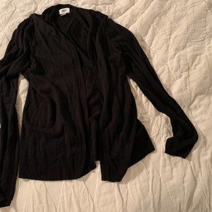 Black cardigan